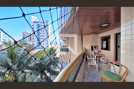 Varanda da Sala de apartamento para alugar com 1 quarto, 60m² em Vila Assuncao, Praia Grande