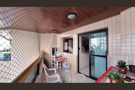Varanda da Sala de apartamento para alugar com 1 quarto, 60m² em Vila Assuncao, Praia Grande
