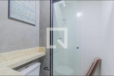 Banheiro da Suíte de kitnet/studio à venda com 1 quarto, 25m² em Liberdade, São Paulo