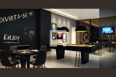 Apartamento à venda com 35m², 1 quarto e 1 vaga Apartamento à venda com 35m², 1 quarto e 1 vagaÁrea comum - Salão de Jogos