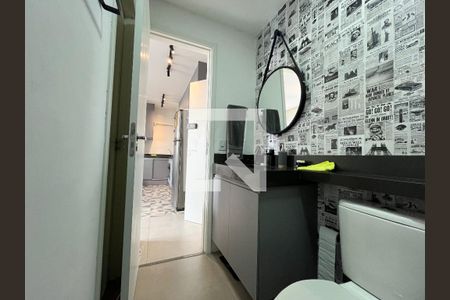 Banheiro da Suíte de apartamento à venda com 1 quarto, 35m² em Vila Paulista, São Paulo