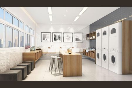 Apartamento à venda com 35m², 1 quarto e 1 vaga Apartamento à venda com 35m², 1 quarto e 1 vagaÁrea comum - Lavanderia