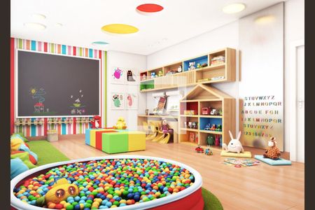 Apartamento à venda com 35m², 1 quarto e 1 vaga Apartamento à venda com 35m², 1 quarto e 1 vagaÁrea comum - Brinquedoteca