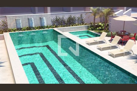 Apartamento à venda com 35m², 1 quarto e 1 vaga Apartamento à venda com 35m², 1 quarto e 1 vagaÁrea comum - Piscina