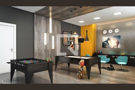 Apartamento à venda com 35m², 1 quarto e 1 vaga Apartamento à venda com 35m², 1 quarto e 1 vagaÁrea comum - Salão de Jogos