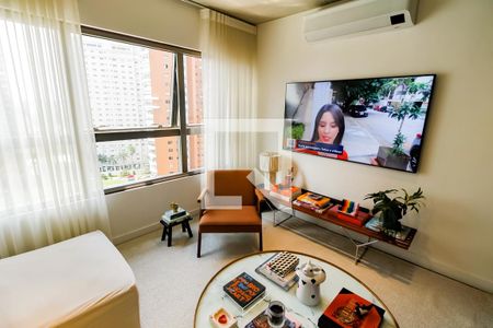 Sala de apartamento à venda com 2 quartos, 70m² em Jardim Fonte do Morumbi, São Paulo