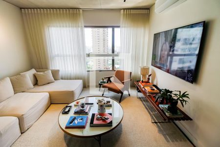 Sala de apartamento à venda com 2 quartos, 70m² em Jardim Fonte do Morumbi, São Paulo
