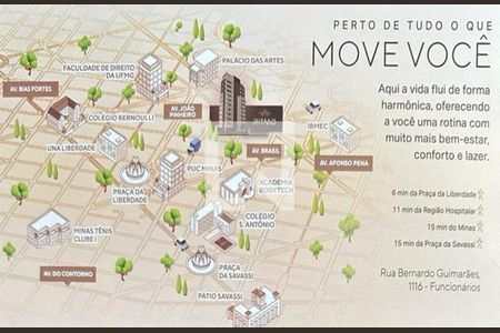 Apartamento à venda com 1 quarto, 75m² em Funcionários, Belo Horizonte