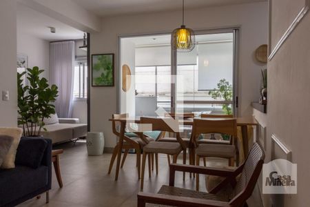 Sala  de apartamento à venda com 3 quartos, 82m² em Gutierrez, Belo Horizonte