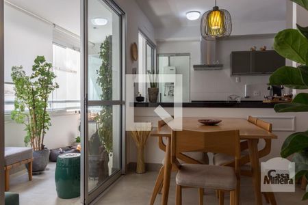 Sala  de apartamento à venda com 3 quartos, 82m² em Gutierrez, Belo Horizonte