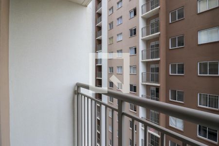 Varanda da Sala de apartamento para alugar com 1 quarto, 28m² em Jardim Caravelas, São Paulo