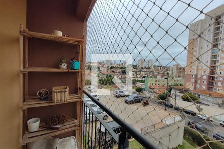 Varanda da Sala de apartamento para alugar com 2 quartos, 58m² em Vila Satúrnia, Campinas