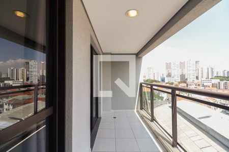 Varanda e Área de Serviço  de apartamento à venda com 1 quarto, 41m² em Tatuapé, São Paulo