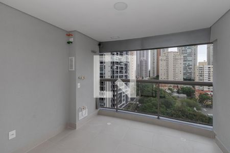 Varanda de kitnet/studio à venda com 1 quarto, 33m² em Brooklin, São Paulo