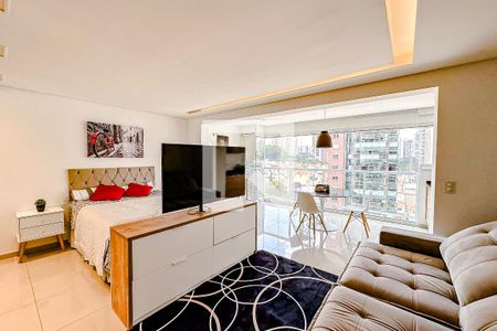 Sala/Quarto de kitnet/studio para alugar com 1 quarto, 52m² em Vila Regente Feijó, São Paulo