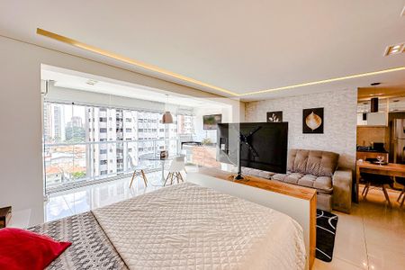 Sala/Quarto de kitnet/studio para alugar com 1 quarto, 52m² em Vila Regente Feijó, São Paulo