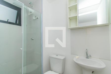 Banheiro da Suíte de apartamento para alugar com 1 quarto, 25m² em Sé, São Paulo