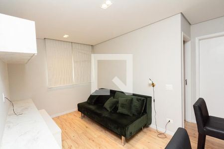 Sala de apartamento para alugar com 1 quarto, 40m² em Indianópolis, São Paulo