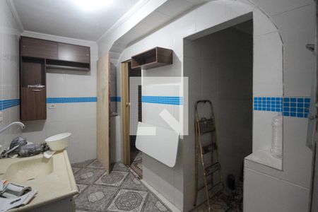 Cozinha de casa para alugar com 1 quarto, 25m² em Jardim Novo Carrão, São Paulo