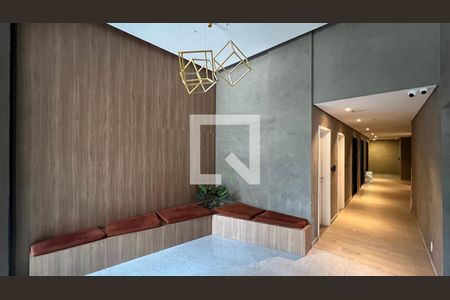 Studio para alugar com 35m², 1 quarto e sem vaga Studio para alugar com 35m², 1 quarto e sem vagaHall de entrada