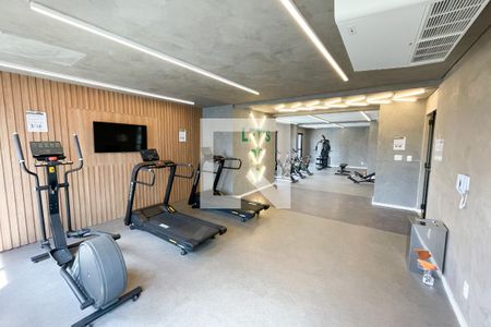 Studio para alugar com 35m², 1 quarto e sem vaga Studio para alugar com 35m², 1 quarto e sem vagaAcademia