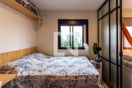 Suíte - Quarto de kitnet/studio para alugar com 1 quarto, 30m² em Vila Buarque, São Paulo