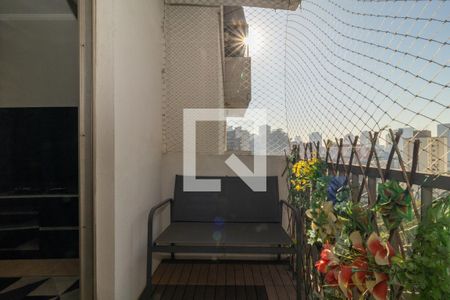 Varanda da Sala de apartamento à venda com 2 quartos, 66m² em Real Parque, São Paulo
