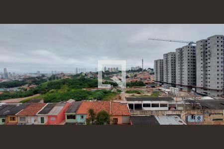Vista Sala de apartamento à venda com 2 quartos, 43m² em Jardim Jamaica, Santo André
