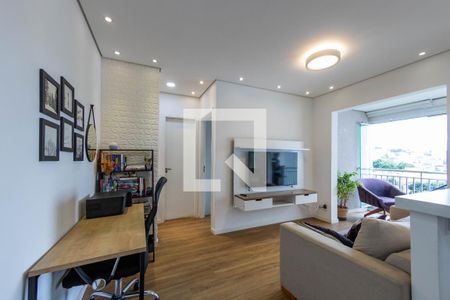 Sala/Cozinha de apartamento para alugar com 1 quarto, 40m² em Jardim Ibitirama, São Paulo