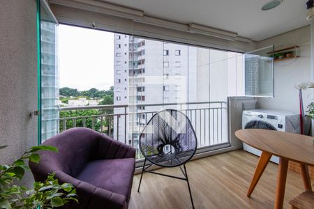 Varanda de apartamento para alugar com 1 quarto, 40m² em Jardim Ibitirama, São Paulo