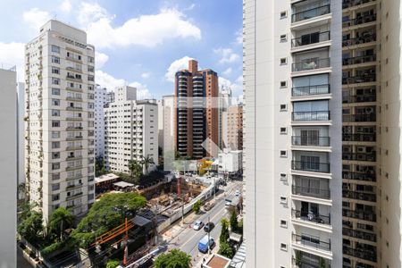 Vista de kitnet/studio para alugar com 1 quarto, 27m² em Vila Nova Conceição, São Paulo
