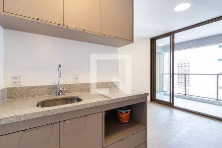 Studio à venda com 27m², 1 quarto e sem vagaCozinha