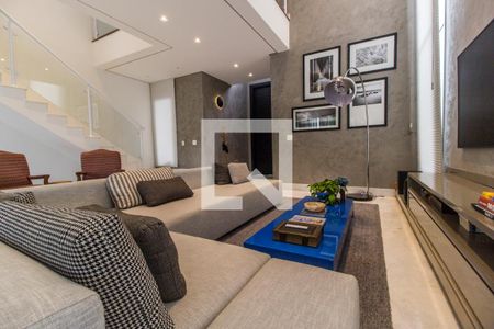 Sala de TV de apartamento à venda com 5 quartos, 500m² em Tamboré, Santana de Parnaíba