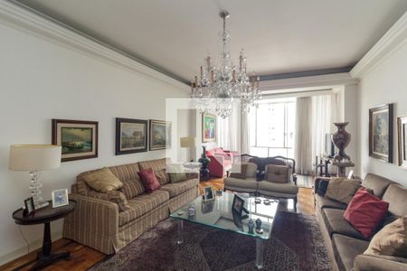 Sala de apartamento para alugar com 3 quartos, 218m² em Santa Cecilia, São Paulo