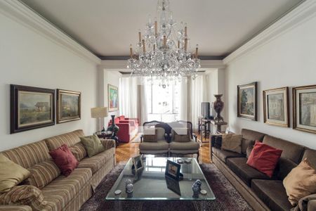 Sala de apartamento para alugar com 3 quartos, 218m² em Santa Cecilia, São Paulo