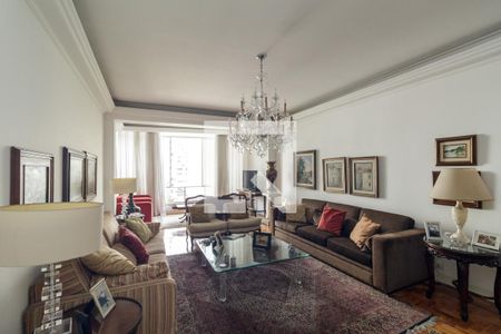 Sala de apartamento para alugar com 3 quartos, 218m² em Santa Cecilia, São Paulo