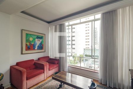 Sala de apartamento para alugar com 3 quartos, 218m² em Santa Cecilia, São Paulo