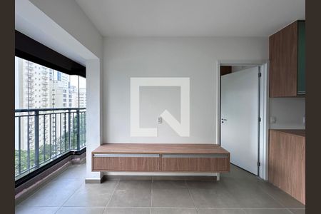 Sala de apartamento para alugar com 1 quarto, 35m² em Campo Belo, São Paulo