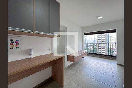 Sala/Cozinha de apartamento para alugar com 1 quarto, 35m² em Campo Belo, São Paulo