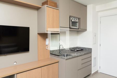 Sala/Cozinha de apartamento para alugar com 1 quarto, 32m² em Moema, São Paulo