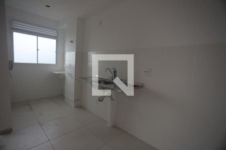 Cozinha e Área de Serviço de apartamento para alugar com 2 quartos, 42m² em Santa Maria, Belo Horizonte