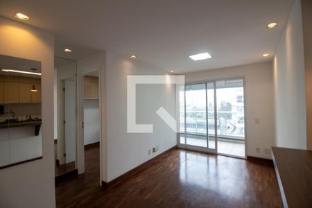 Sala de apartamento à venda com 1 quarto, 48m² em Brooklin, São Paulo