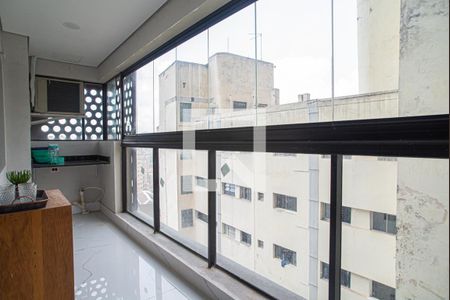 Varanda da Sala de apartamento à venda com 2 quartos, 45m² em Bela Vista, São Paulo