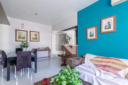 Sala de apartamento para alugar com 2 quartos, 64m² em Coqueiros, Florianópolis
