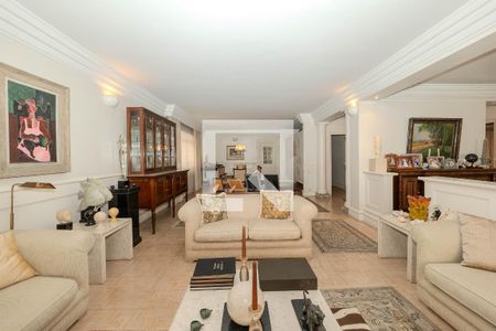 Sala de apartamento à venda com 4 quartos, 414m² em Paraíso, São Paulo