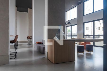 Studio para alugar com 25m², 1 quarto e sem vaga Studio para alugar com 25m², 1 quarto e sem vagaSalão de Festas