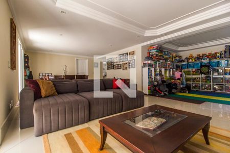 Sala de TV de casa de condomínio à venda com 6 quartos, 600m² em Tamboré, Santana de Parnaíba