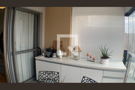 Varanda gourmet de apartamento à venda com 1 quarto, 38m² em Liberdade, São Paulo