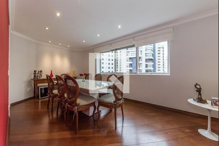 Sala de Jantar de apartamento à venda com 4 quartos, 167m² em Brooklin Paulista, São Paulo