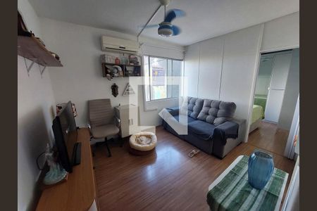 Sala de apartamento à venda com 1 quarto, 34m² em Cidade Baixa, Porto Alegre